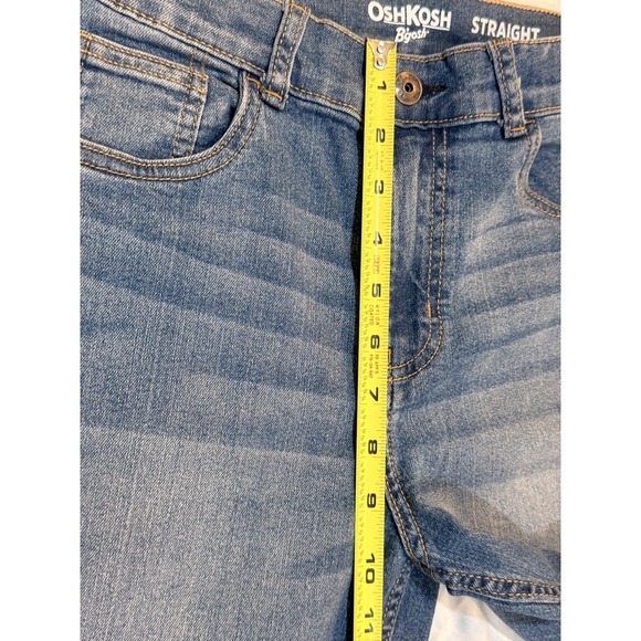Boy's OshKosh B'gosh Straight Leg Adjustable Blue Jeans in Size 12R NEW W/ Tags - Picture 7 of 11